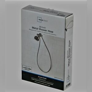 Mainstays Chrome Metal Shower Hose